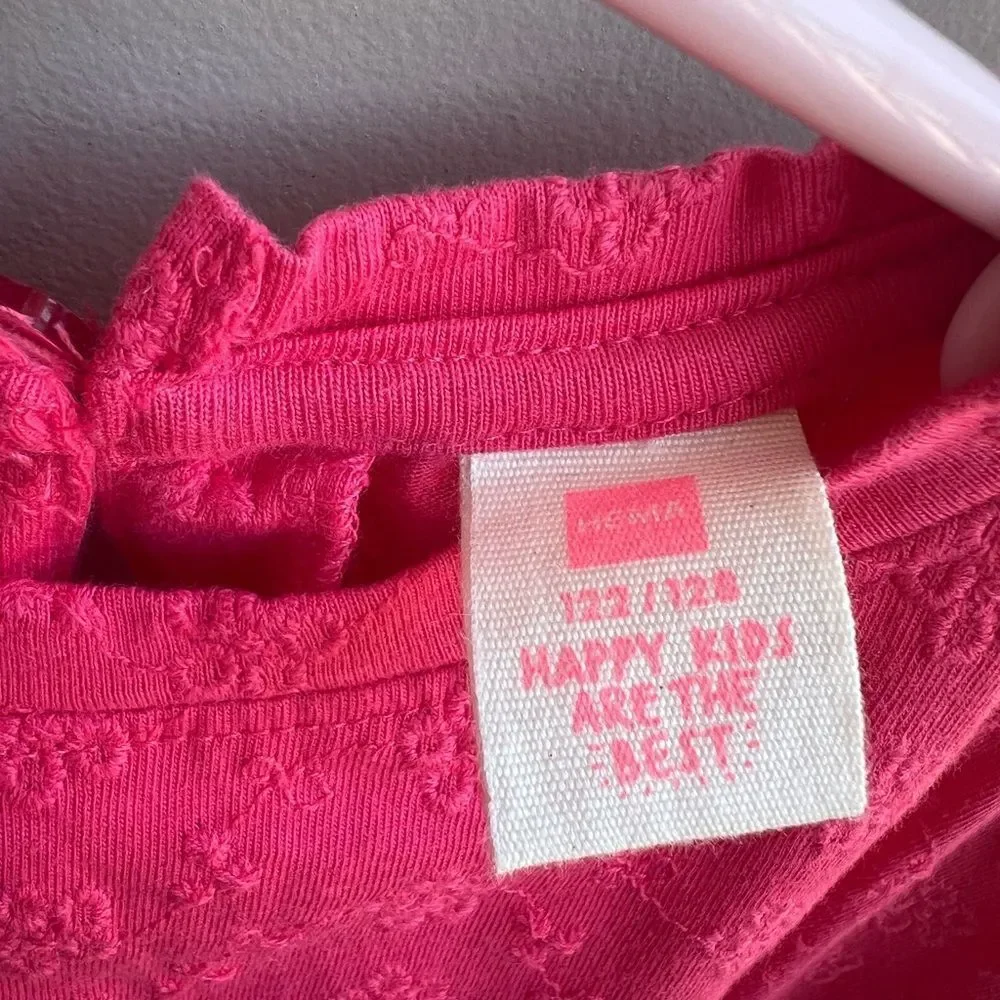 Cute Pink Peplum-Style Top, blouse, 100% cotton